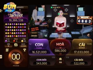 Giao dien ban cuoc baccarat truc quan tren SUMVIP
