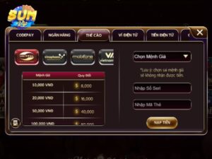 He thong thanh toan cua SUMVIP duoc danh gia rat cao