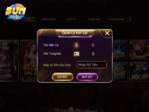 Nap rut tien la giao dich don gian tren nen tang SUMVIP